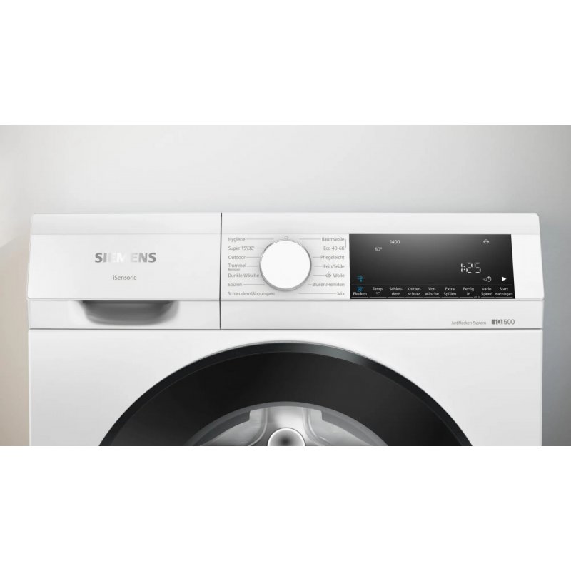 Siemens iQ500 WG34G2070 machine à laver Charge avant 8 kg 1400 tr/min Blanc