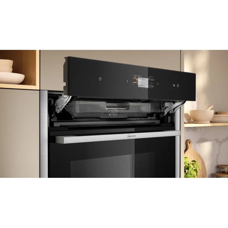 Neff C24FS31N0 steam oven Medium Black, Stainless steel Touch