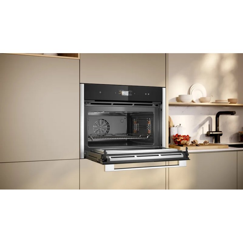 Neff N 90 C24MS31N0 four 45 L 3600 W Noir, Acier inoxydable