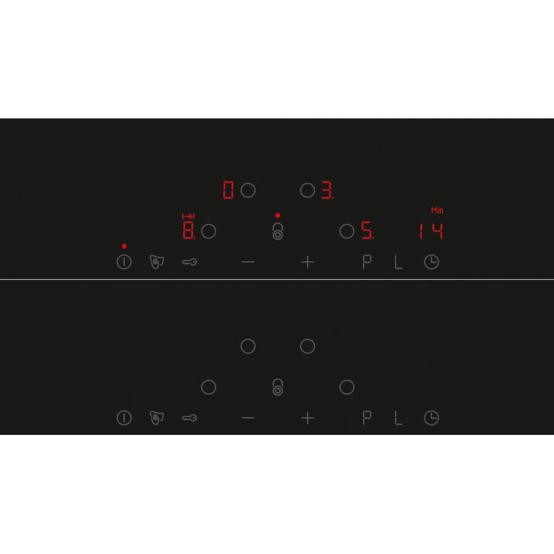 Neff T18SDH9L0 hob Black Built-in 80 cm Ceramic 4 zone(s)