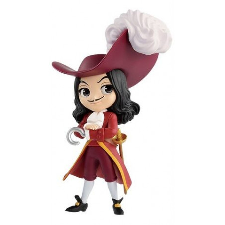 DISNEY - Q Posket Mini Girls Villains - Captain Hook - 7cm