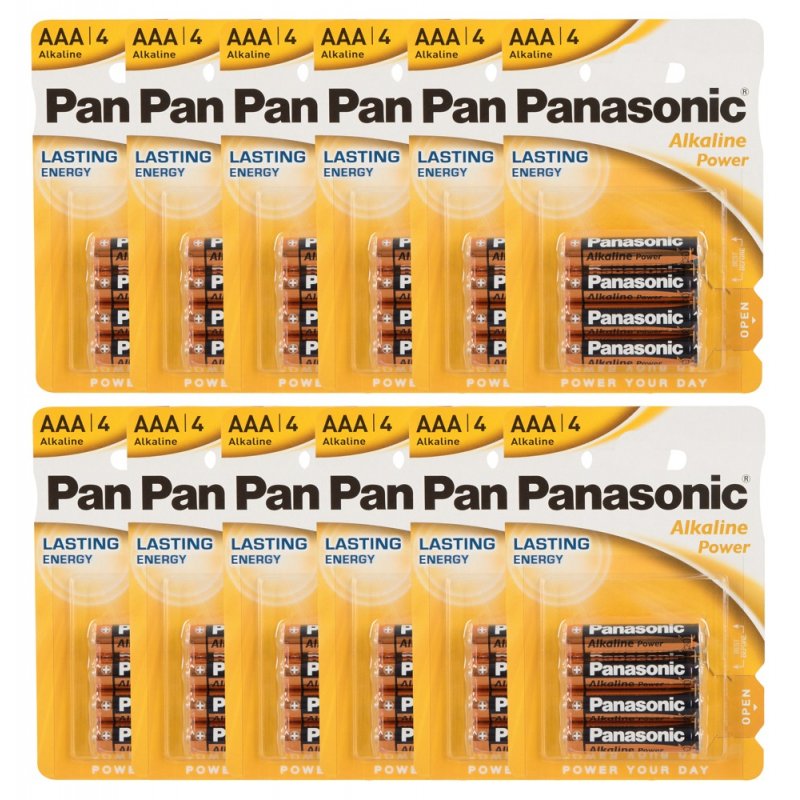Battery Panasonic AAA 12x4
