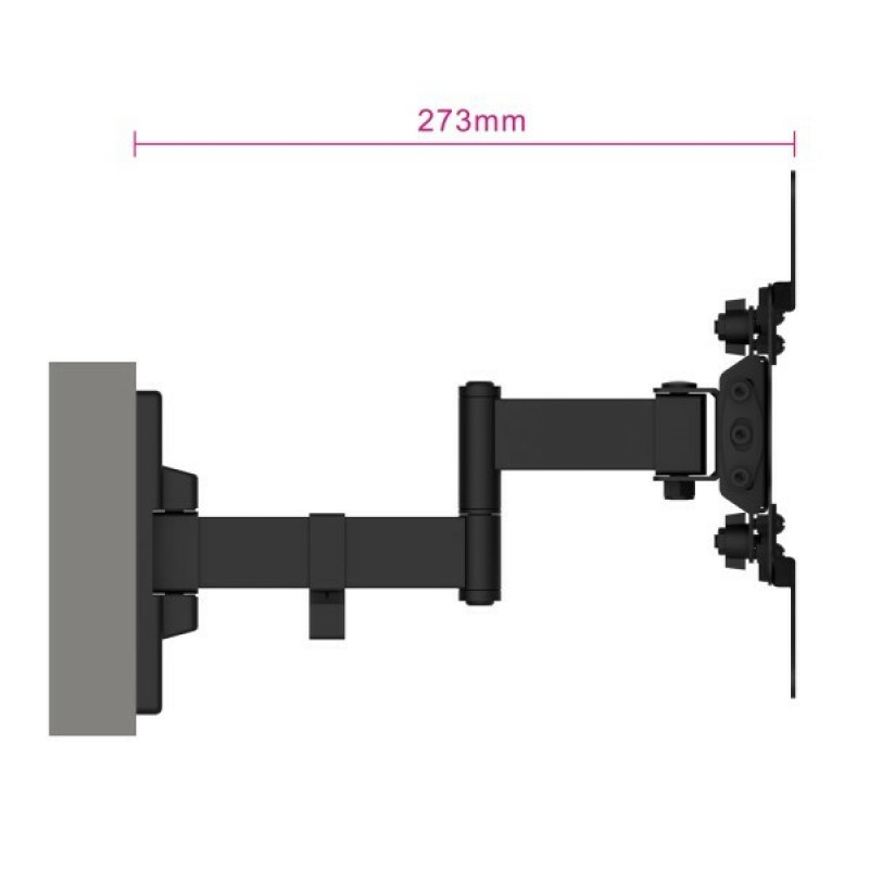 Ewent EW1522 TV mount 106.7 cm (42") Black