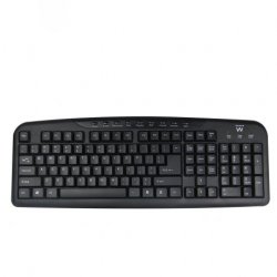 Ewent EW3195 clavier USB QWERTZ Portuguais Noir