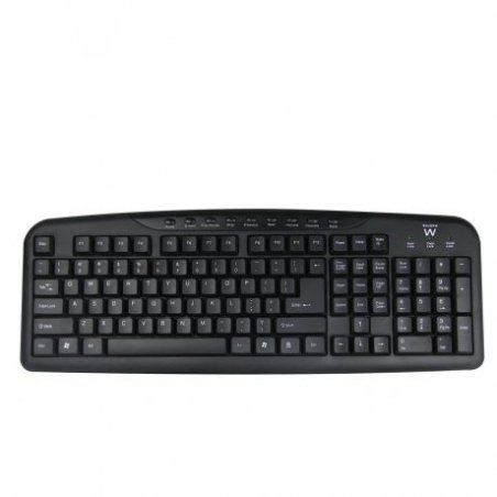 Ewent EW3195 clavier USB QWERTZ Portuguais Noir