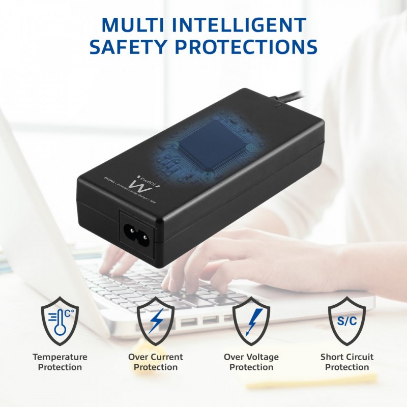 CARGADOR PARA PORTÁTIL EN CASA DE 65W PARA HP CON 5 PUNTAS