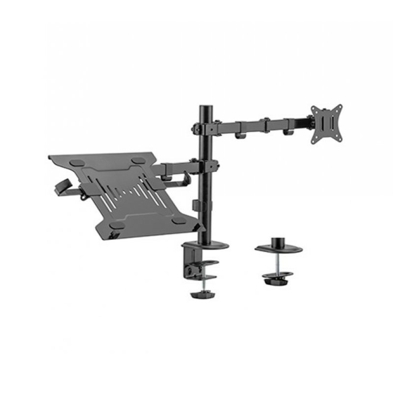 Gembird MA-DA-03 support d'écran plat pour bureau 81,3 cm (32") Noir