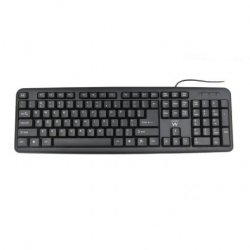 Ewent EW3112 clavier USB PS/2 QWERTY Portuguais Noir