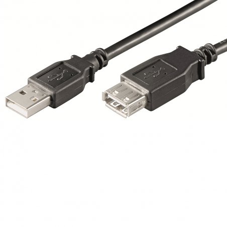 Ewent USB 2.0 cable "A" M "A" F 1,0 m