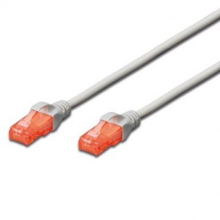 CABLE DE RED CAT 6 U/UTP DE 10 METROS EN COLOR GRIS