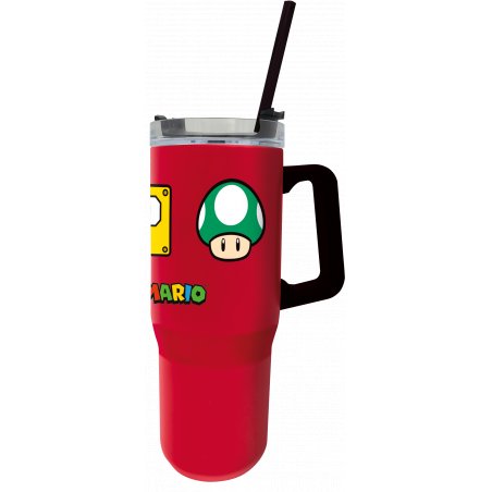 SUPER MARIO - Mug de Voyage XXL - Format 1,16 L