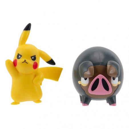 Pokémon pack 2 figurines Battle Figure Set Pikachu 5, Lechonk 5 cm