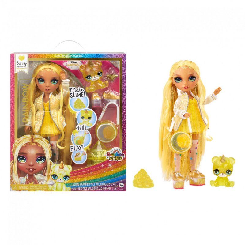 Rainbow High Classic Rainbow Fashion Doll- Sunny (yellow)