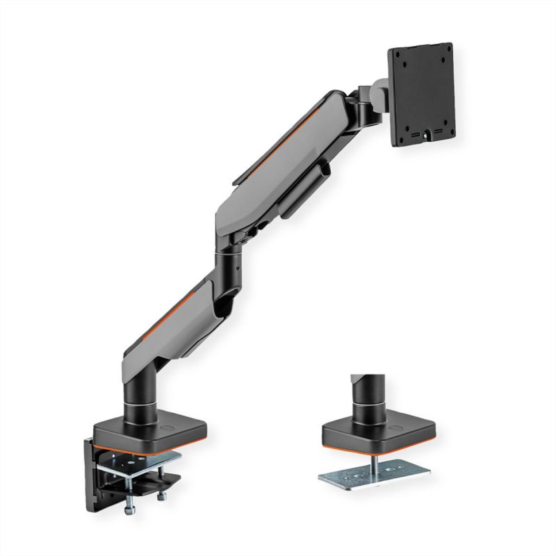 ROLINE 17031108 monitor mount / stand 124.5 cm (49") Black, Grey Desk