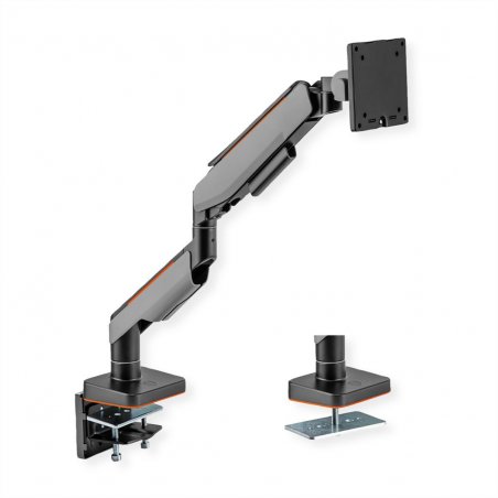 ROLINE 17031108 monitor mount / stand 124.5 cm (49") Black, Grey Desk