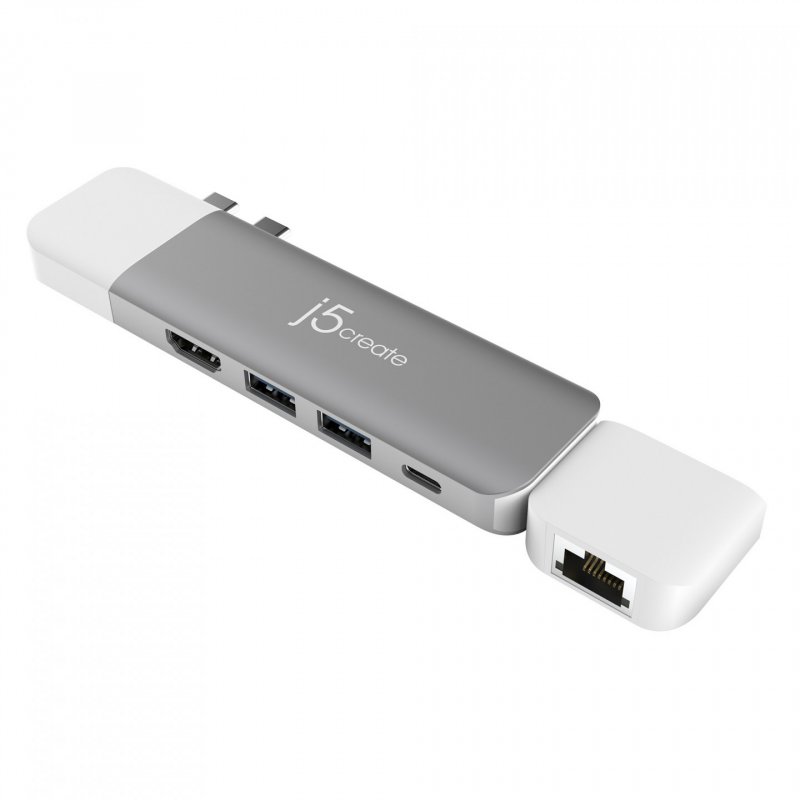 j5create - Modulare Dockingstation - HDMI, USB-C, VGA, 5 abnehmbaren Magnetkits
