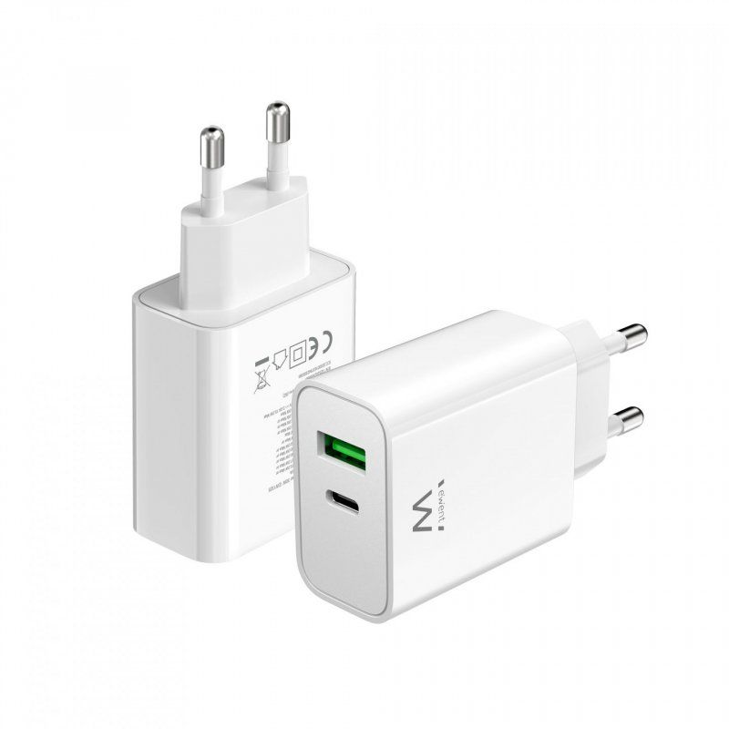 Ewent EW1325 chargeur d'appareils mobiles Universel Blanc Secteur Charge rapide Intérieure