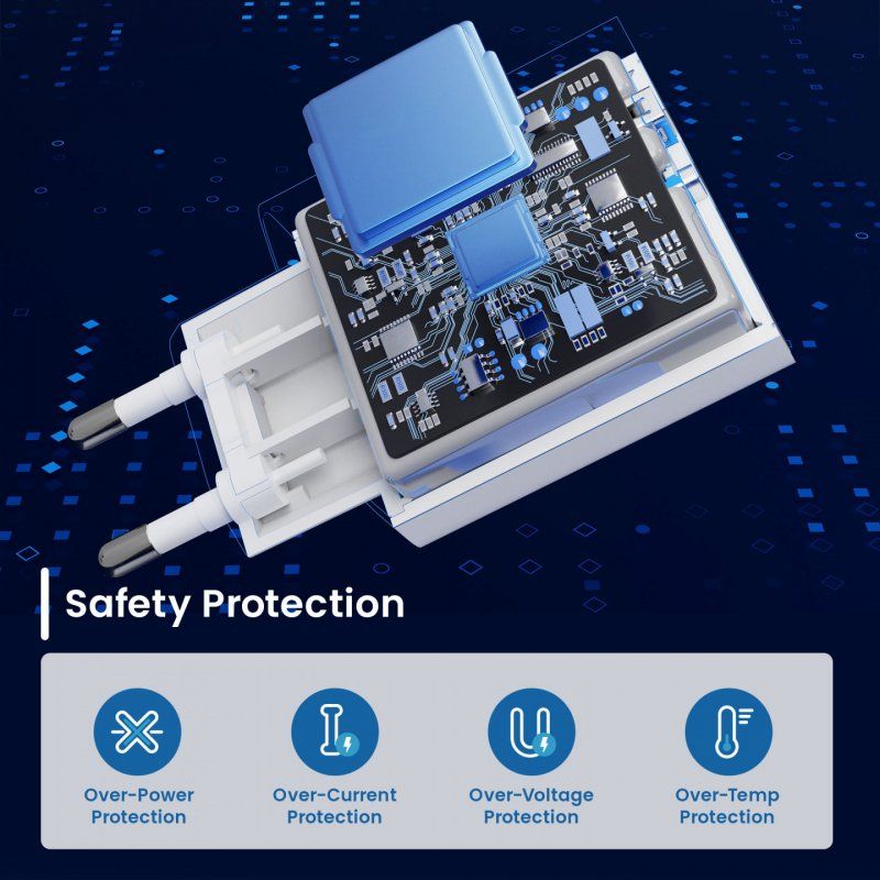 Ewent EW1325 chargeur d'appareils mobiles Universel Blanc Secteur Charge rapide Intérieure
