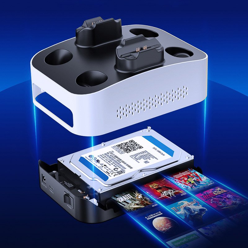 Graugear G-3506-CG-8TB Festplattengehäuse Ladestation