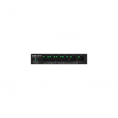 Ruijie Networks RG-ES106D-P V2 commutateur réseau Non-géré Fast Ethernet (10/100) Connexion Ethernet, supportant