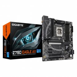 Gigabyte Z790 EAGLE AX Motherboard - Supports Intel Core 14th Gen CPUs, 12 1 １Phases Digital VRM, up to 7600MHz DDR5