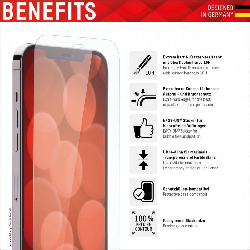 Displex 01254 écran et protection arrière de téléphones portables Apple 1 pièce(s)