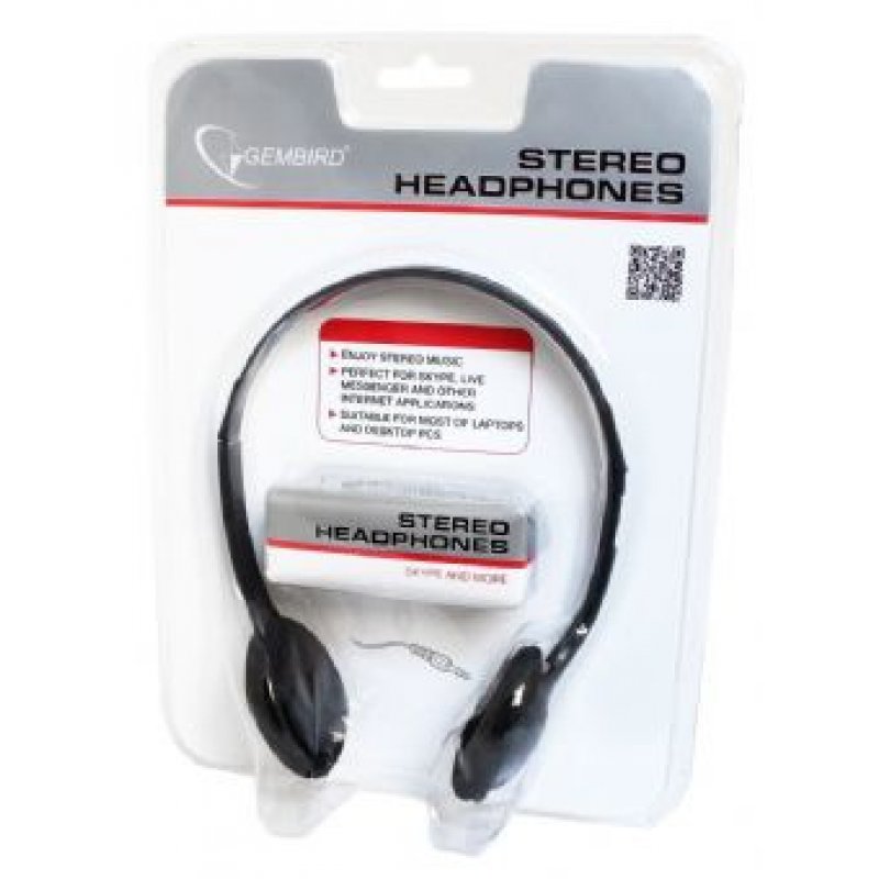 Gembird MHP-123 headphones/headset Wired Head-band Music Black