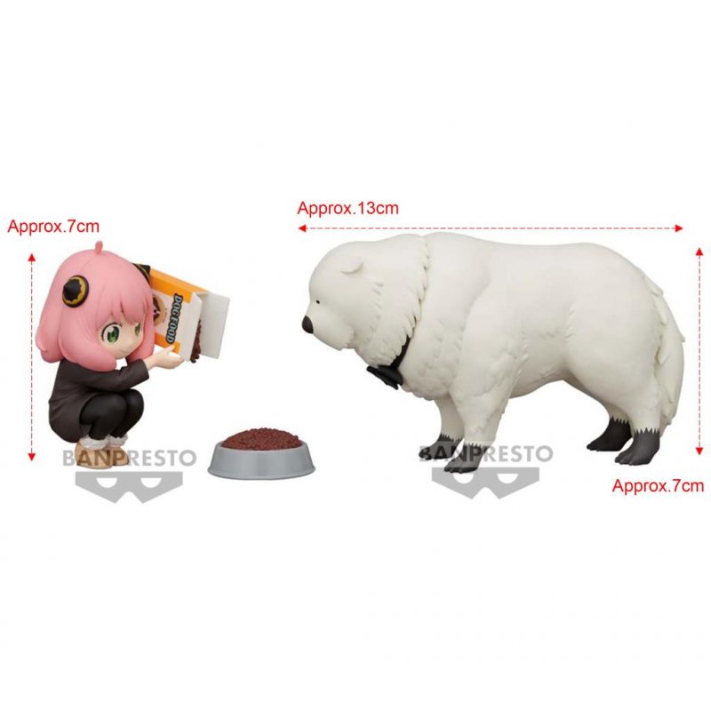 SPY X FAMILY - Anya & Bond - Figurine Break Time 7cm & 13cm