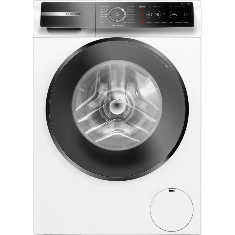 Bosch Serie 8 WGB244040 machine à laver Charge avant 9 kg 1400 tr/min Blanc