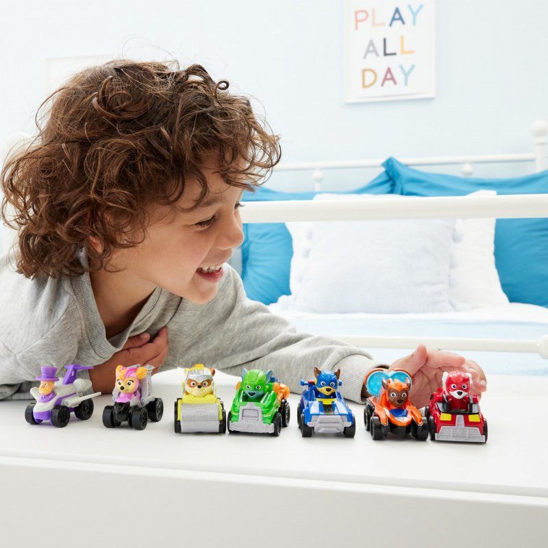 PAW Patrol : La Super Patrouille le film, Pup Squad Racers Chase à collectionner, voiture Super Patrouille, jouets