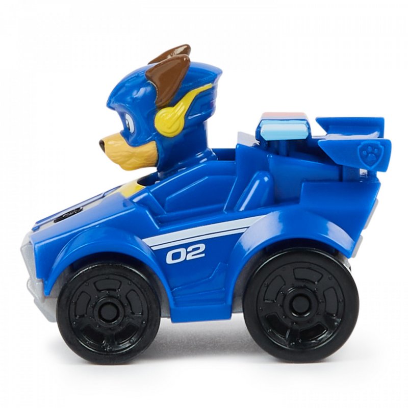 PAW Patrol : The Mighty Movie, Pup Squad Racers Collectible Chase, Mighty Pups Toy Cars, Kids Toys for Ages 3 and up