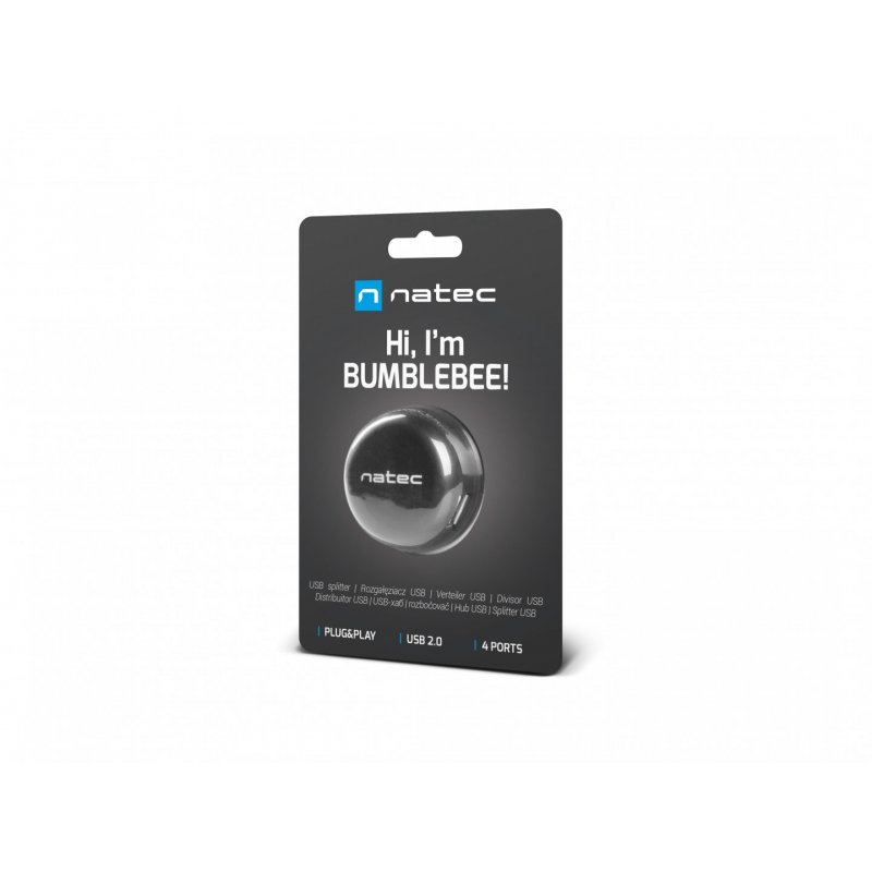 NATEC Bumblebee USB 2.0 480 Mbit/s Black