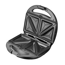 Adler AD 3040 gaufrier et appareil à croque-monsieur 1200 W Noir, Gris