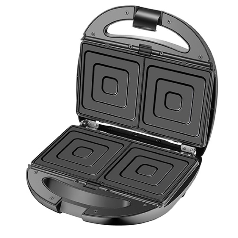 Adler AD 3040 sandwich maker 1200 W Black Grey