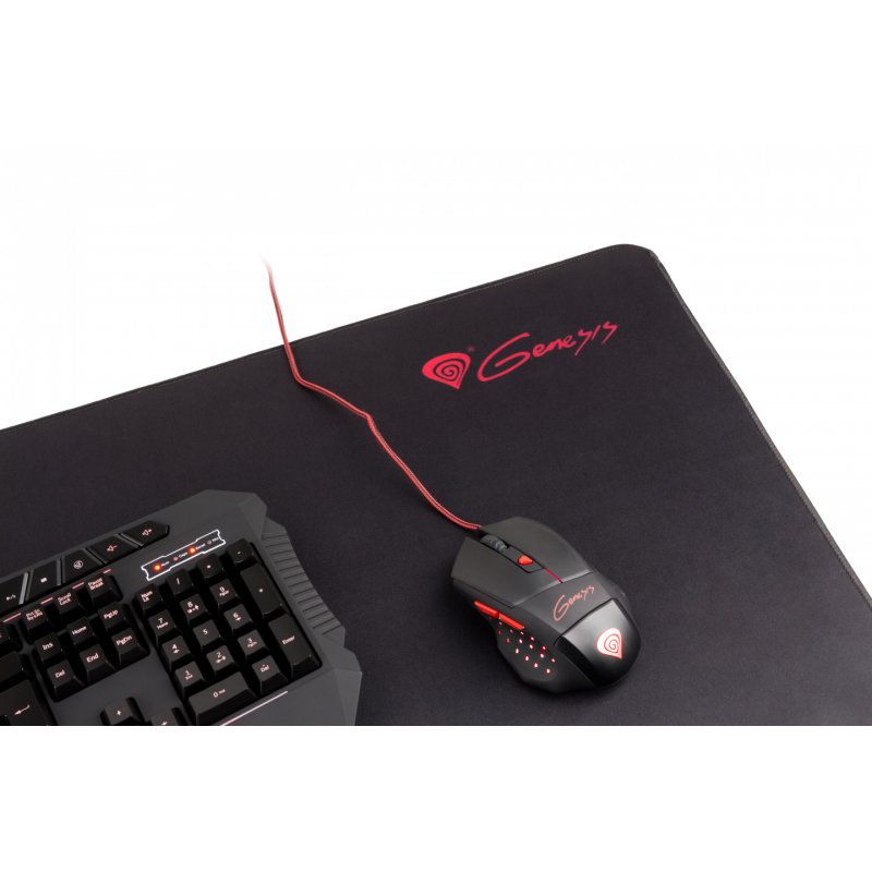 GENESIS M12 MAXI Gaming mouse pad Black
