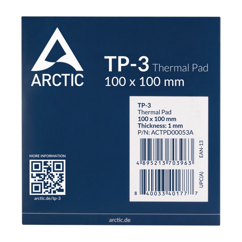 ARCTIC TP-3 Pad thermique