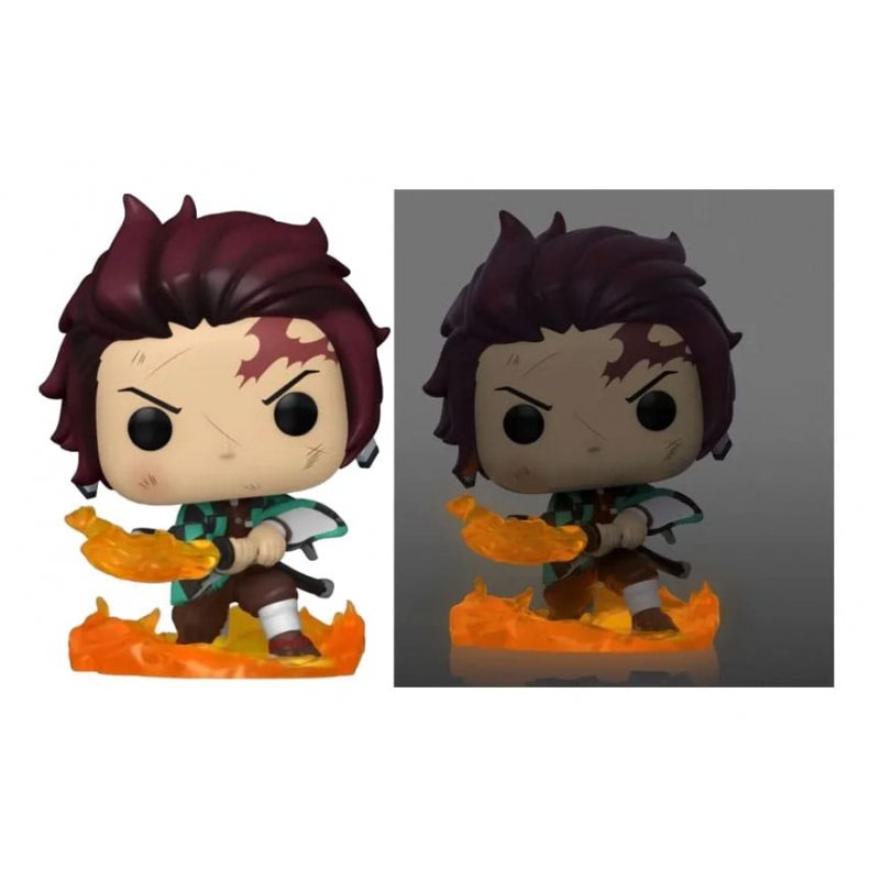 Demon Slayer: Kimetsu no Yaiba assortiment POP! Animation figurine Tanjiro (GW)Chase 9 cm (6)