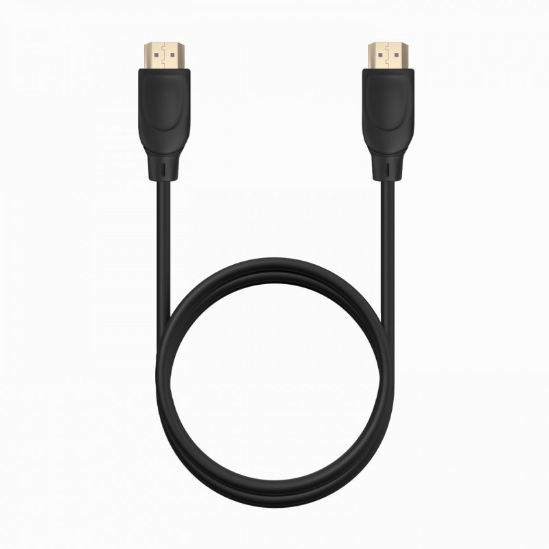 AISENS Premium High Speed HDMI V2.0 Cable / Hec 4K@60Hz 18Gbps, A/MA/M, Black, 1.0m