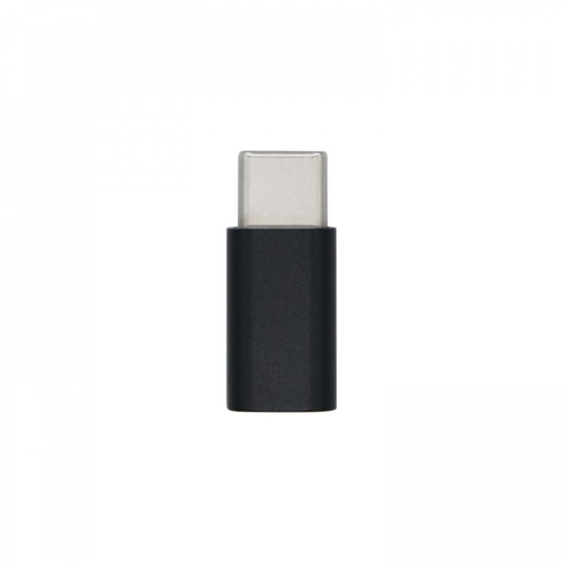 AISENS A108-0414 cable gender changer USB C Micro-USB B Black