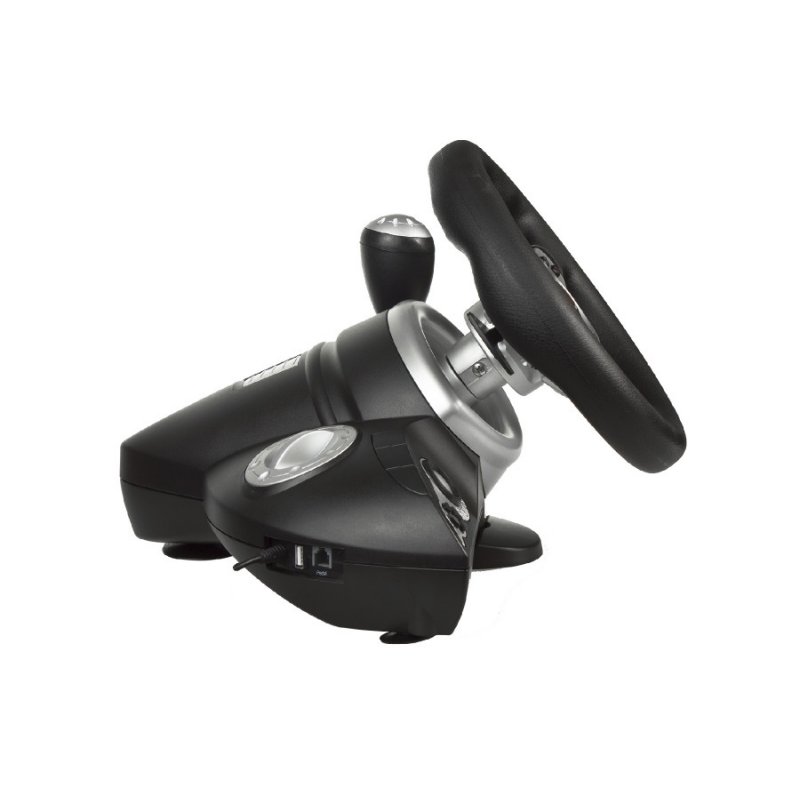 NanoRS RS700 accessoire de jeux vidéo Noir, Argent USB Volant Analogique/Numérique Android, Nintendo Switch, PC,