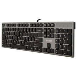 A4Tech KV-300H keyboard USB QWERTY Black Grey