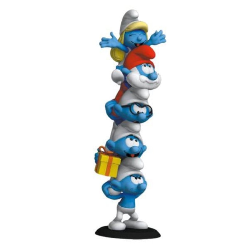 Les Schtroumpfs statuette Resin Smurfs Column Polychrome Edition 50 cm
