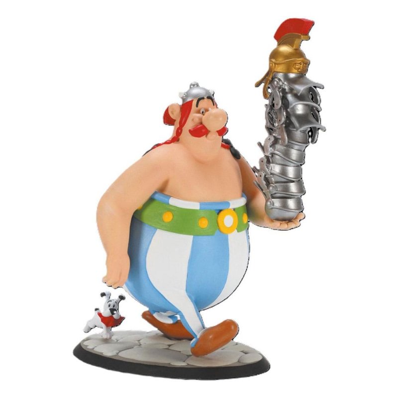 Asterix statuette Obelix Stack of Helmets and Idéfix