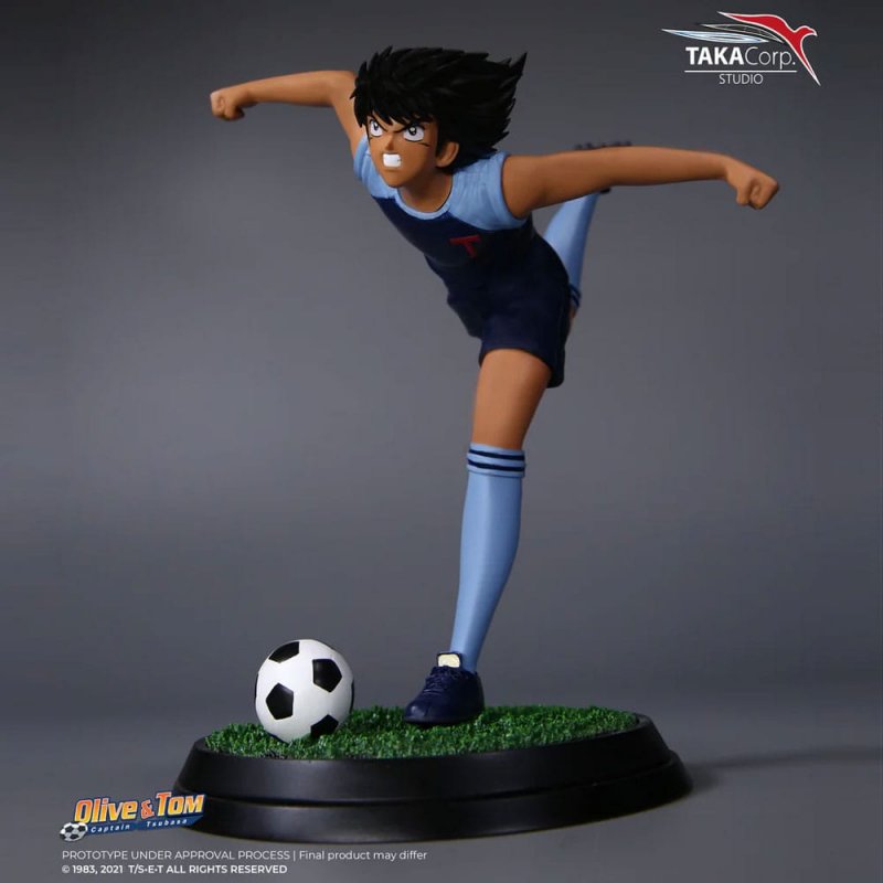 Plastoy - Olive et Tom (Captain Tsubasa) - Mark Landers (Kojiro Hyuga) Statue 22cm