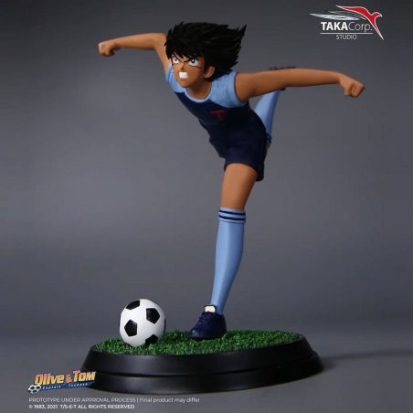 Plastoy - Olive et Tom (Captain Tsubasa) - Mark Landers (Kojiro Hyuga) Statue 22cm