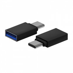 AISENS A108-0717 changeur de genre de câble USB-C USB-A Noir
