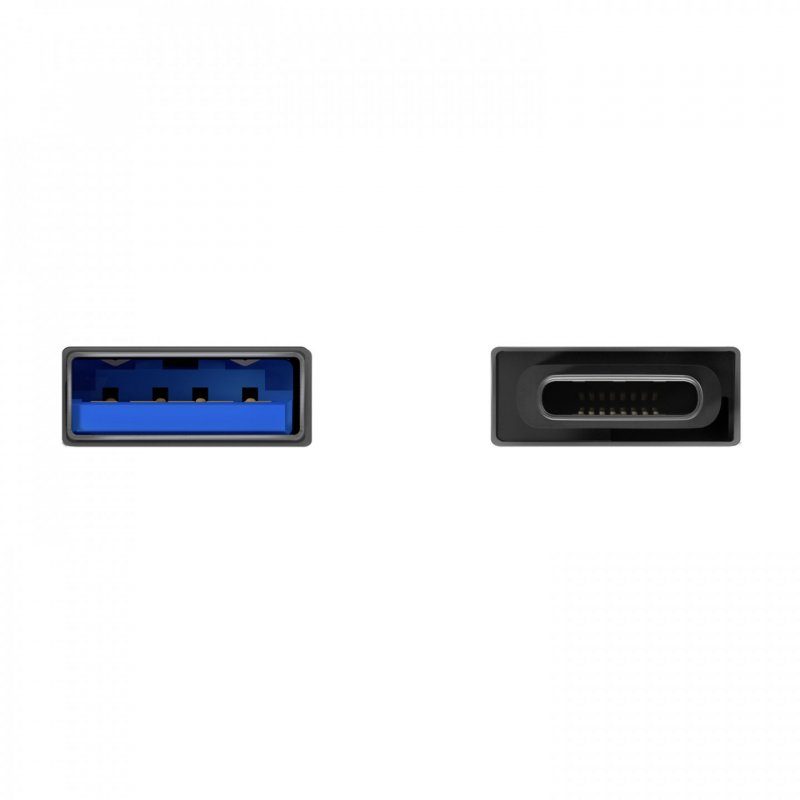 MINI ADAPTADOR AISENS ALUMINIO USB 3.2 GEN1 3A USB-C/M-A/H GRIS