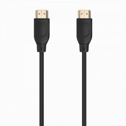 AISENS Premium High Speed HDMI V2.0 Cable / Hec 4K@60Hz 18Gbps, A/MA/M, Black, 0.5m