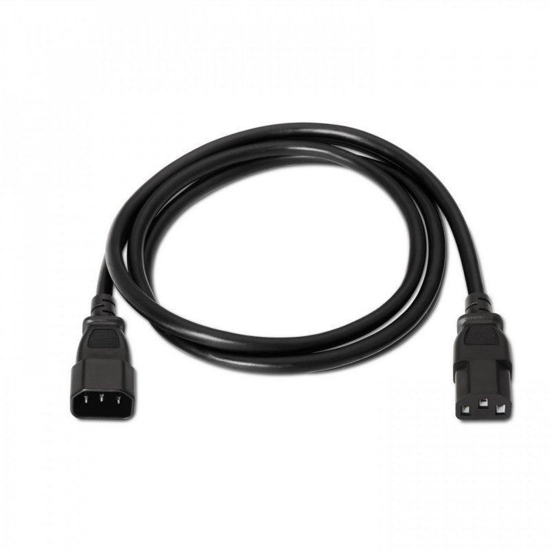 CABLE AISENS ALIMENTACIÃ?N CPU C13/H-C14/M NEGRO 1.5M