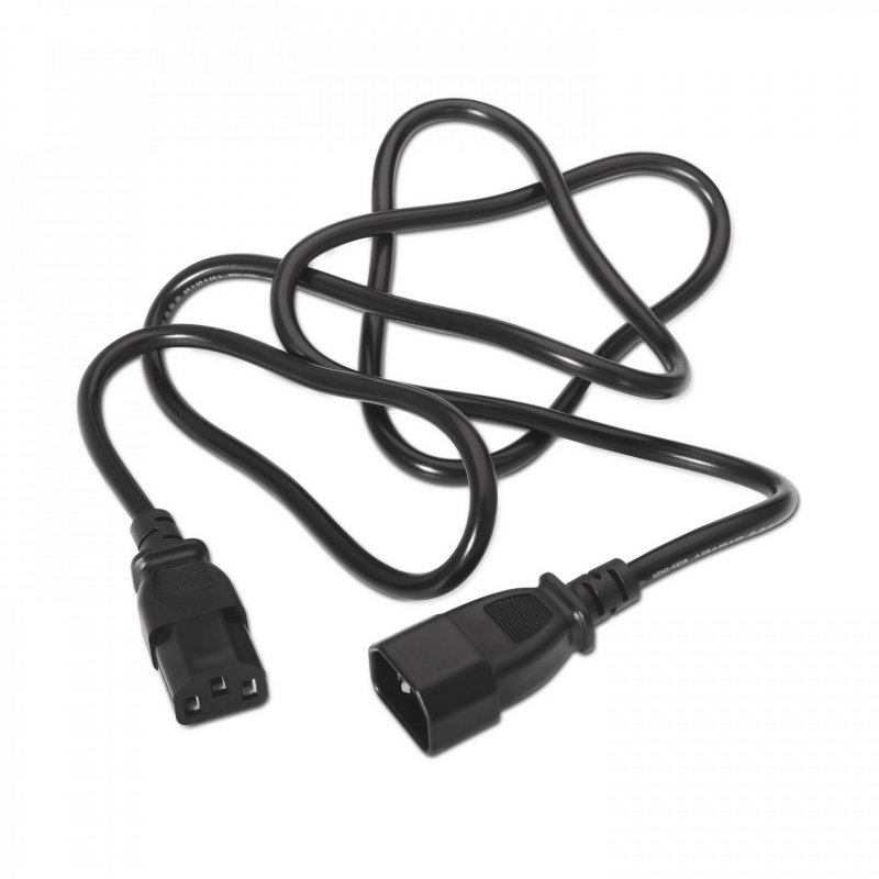 CABLE AISENS ALIMENTACIÃ?N CPU C13/H-C14/M NEGRO 1.5M